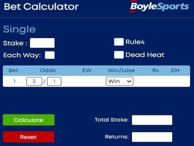 boyles bet calculator